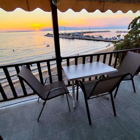 Beachfront Apartment Thassos Skála Kallirákhis Buitenkant foto