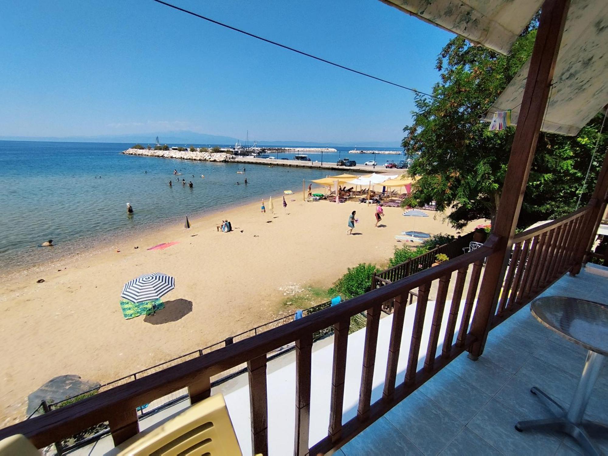 Beachfront Apartment Thassos Skála Kallirákhis Buitenkant foto
