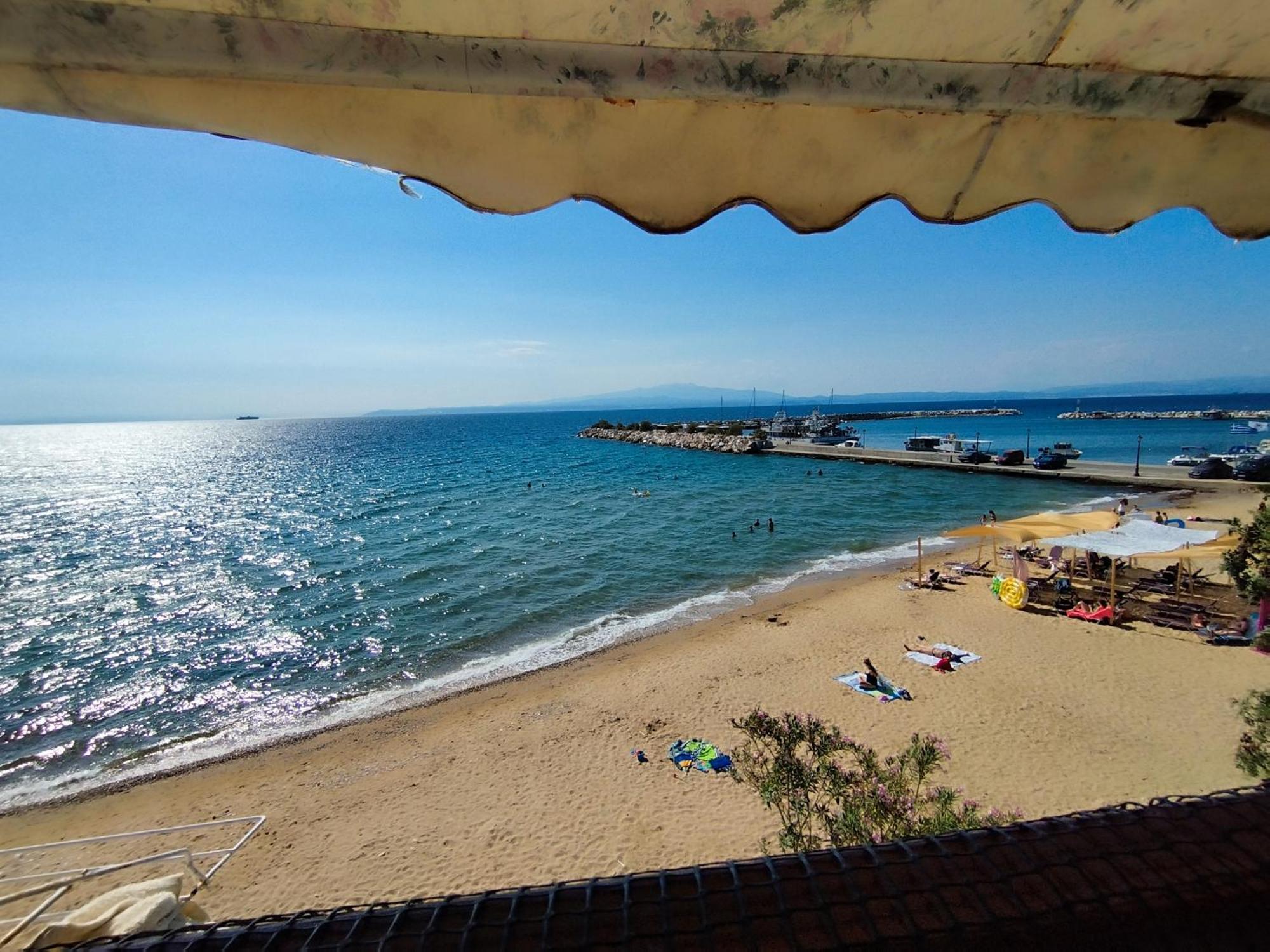 Beachfront Apartment Thassos Skála Kallirákhis Buitenkant foto
