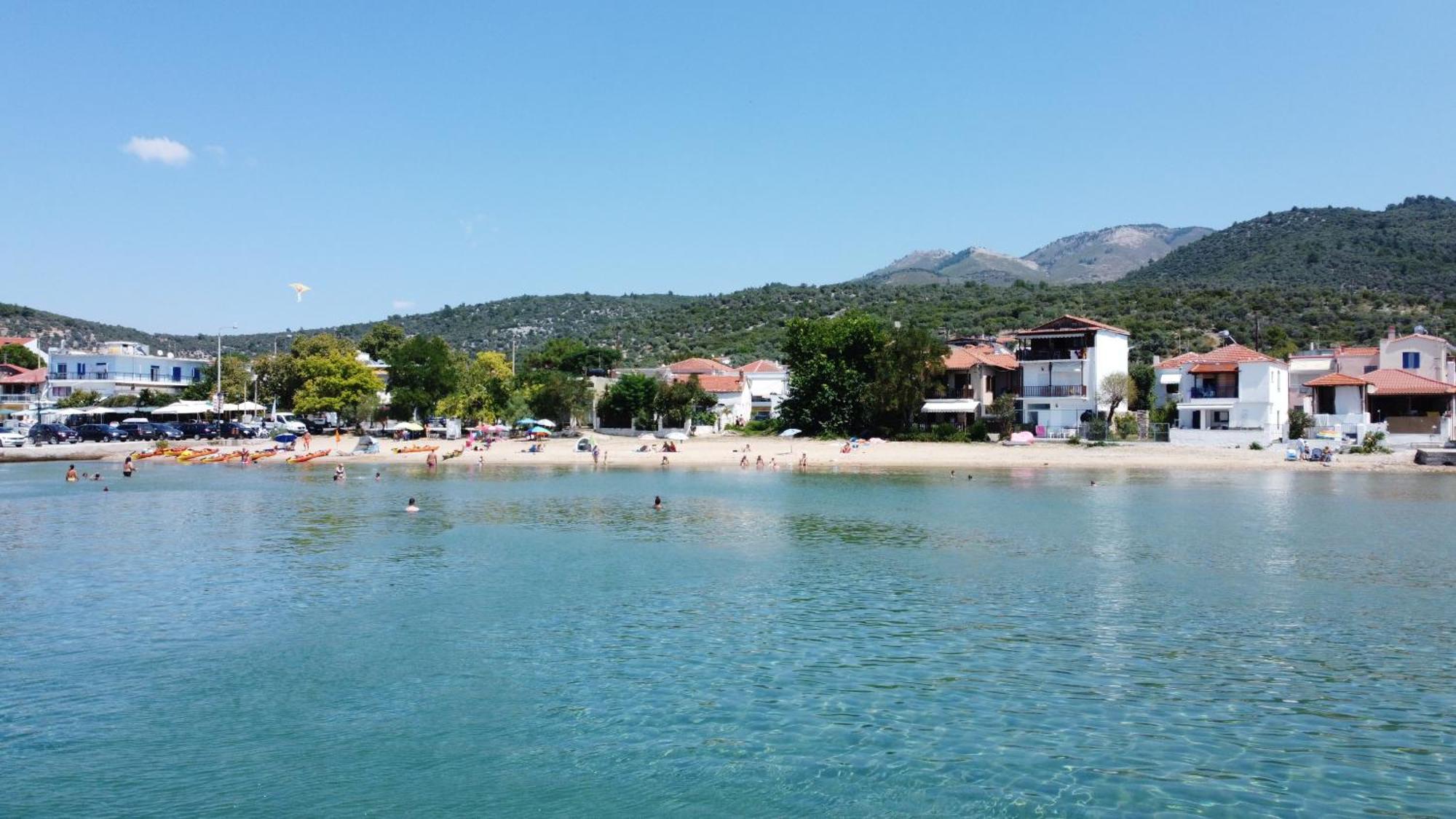 Beachfront Apartment Thassos Skála Kallirákhis Buitenkant foto