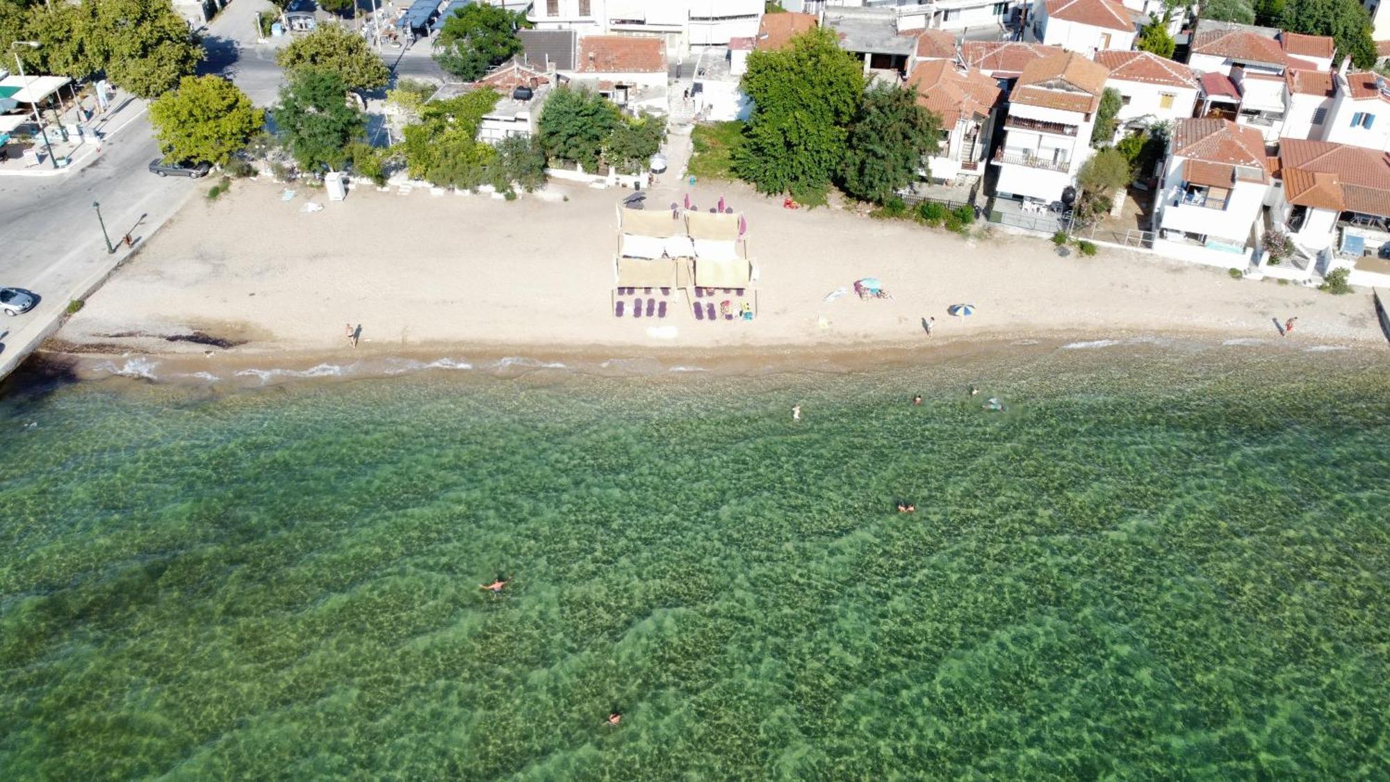 Beachfront Apartment Thassos Skála Kallirákhis Kamer foto