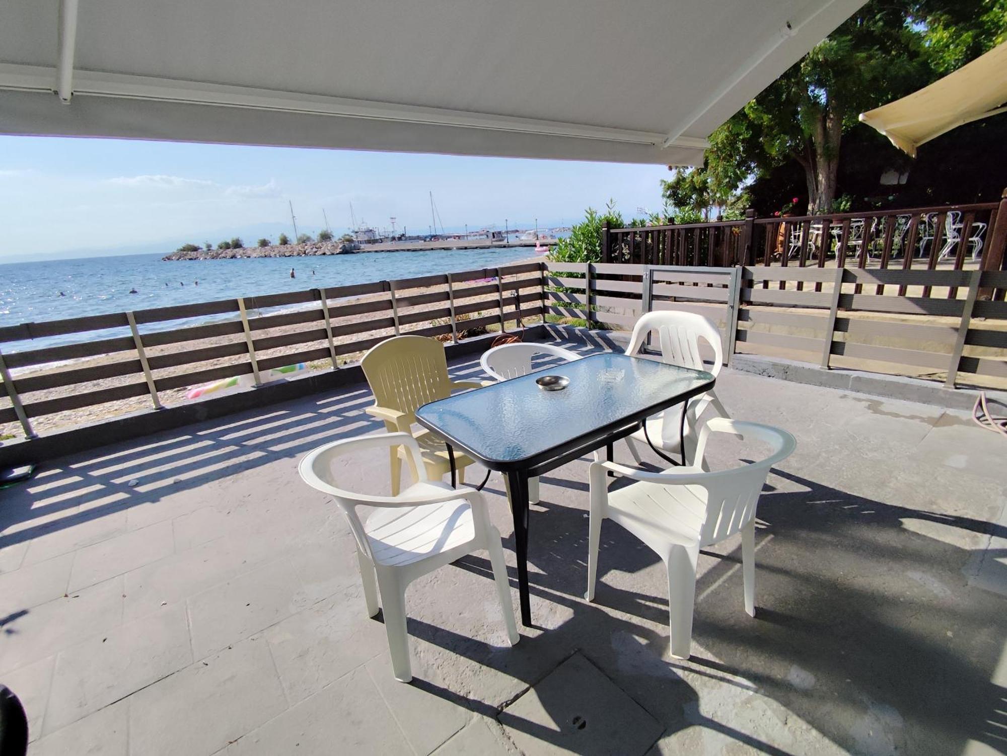 Beachfront Apartment Thassos Skála Kallirákhis Buitenkant foto