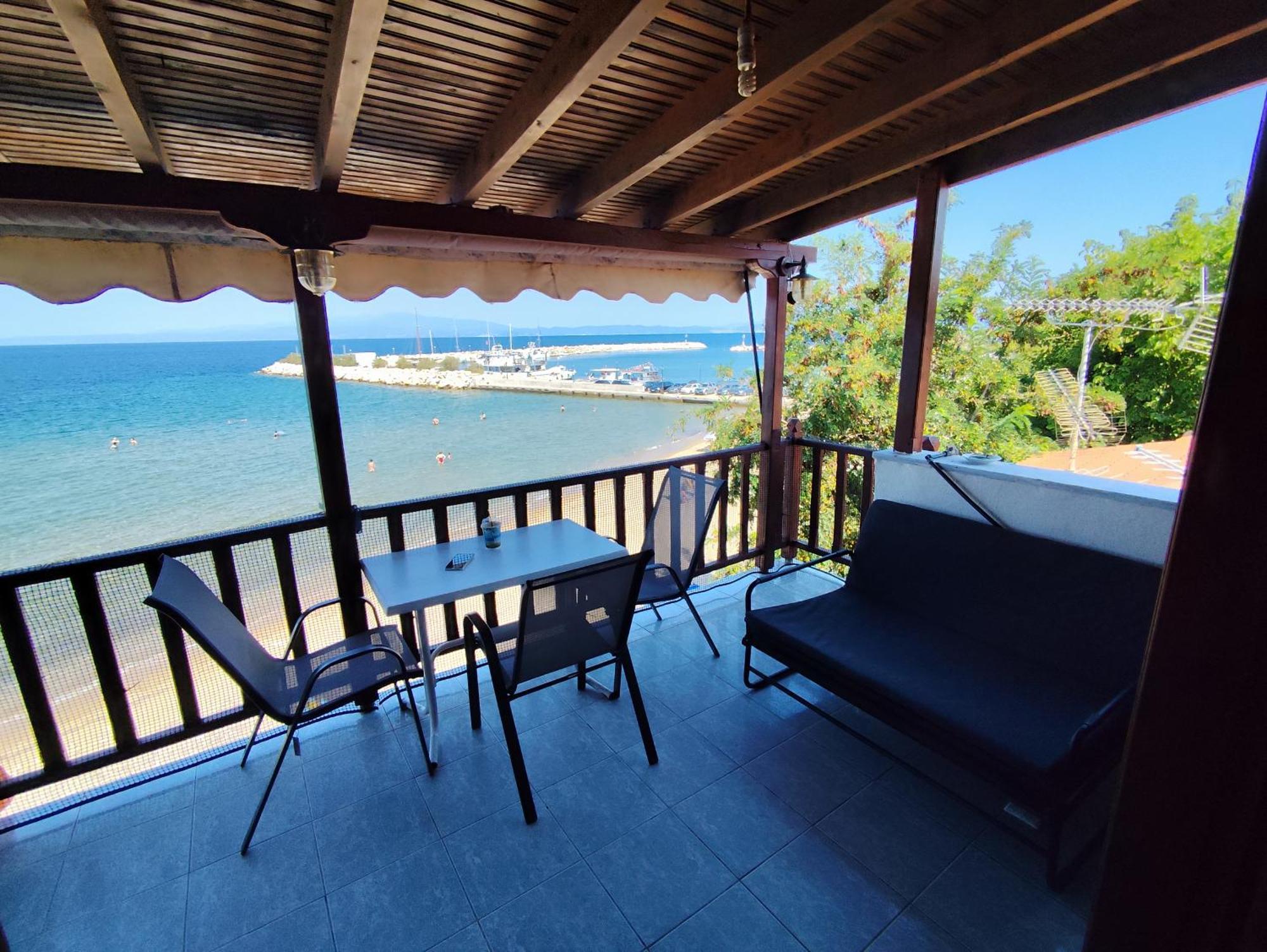 Beachfront Apartment Thassos Skála Kallirákhis Buitenkant foto